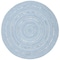 Safavieh 4 x 4 ft. Cape Cod Round Area Rug, Blue CAP221M-4R - alternate 4
